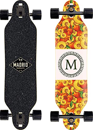 MADRID Skateboards Weezer Longboard Complete, Skateboard, Peaches Longboard Complete, Mehrfarbig, 36" von Madrid