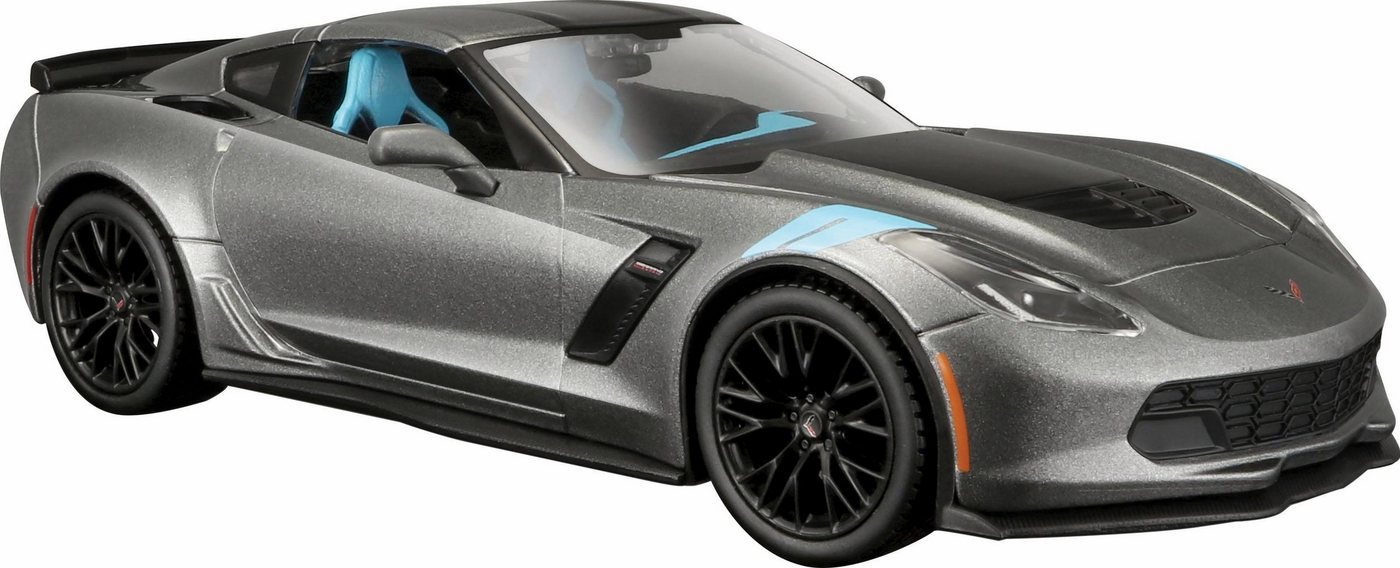 Maisto® Spielzeug-Auto Chevrolet Corvette Grand Sport 17, 1:24, grau von Maisto®