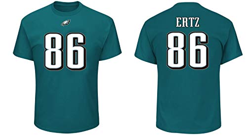 Majestic Athletic NFL Football T-Shirt Zach Ertz Philadelphia Eagles Trikot Jersey Receiver III (XX-Large) von Majestic Athletic