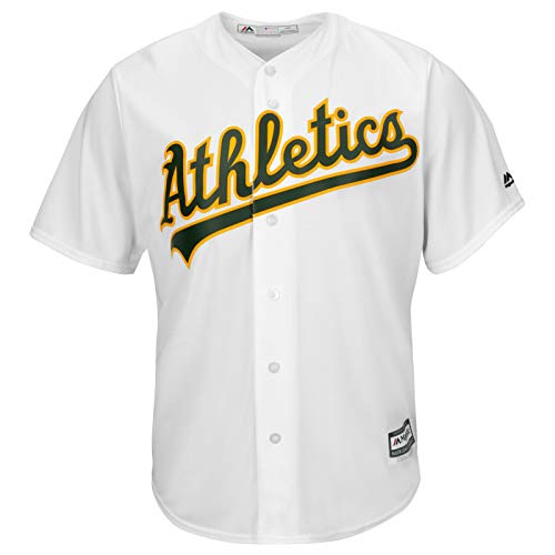 Majestic Oakland Athletics A's Cool Base MLB Trikot Jersey weiß (L) von Majestic