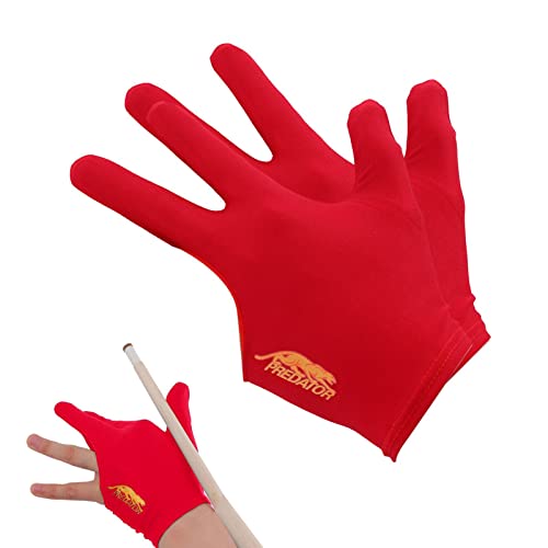 Maodom Billard-Handschuh, Pool DREI-Finger-Handschuhe | Atmungsaktiver, Rutschfester, elastischer, gestickter Pool-Queue-Sporthandschuh für Frauen von Maodom