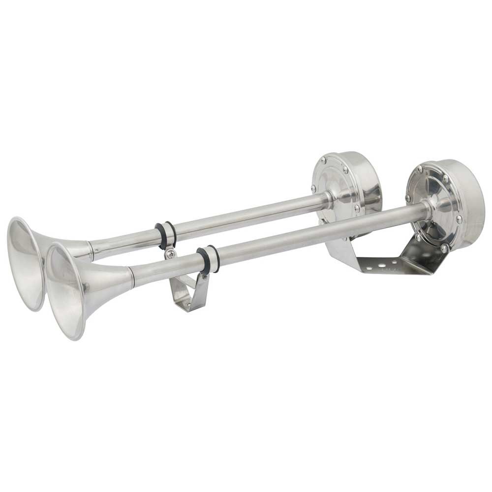 Marinco Dual Trumpet Electric 12v Silber von Marinco