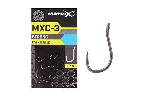FOX Matrix MXC-3 Strong Eyed Hook Barbless Größe 16 GHK137 Schonhaken Haken Stipphaken Hooks von Matrix