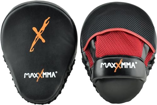 MaxxMMA Pro. Boxhandschuhe – Boxhandschuhe Kickboxing Muay Thai MMA Sparring Training Focus Fausthandschuh Zielpad, für Männer & Frauen (Paar) von MaxxMMA