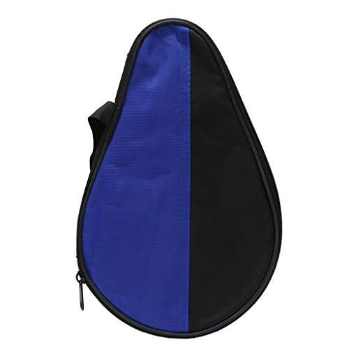 Mentin Tasche für Tischtennisschläger, Schwarz & Blau (28 x 18,5 cm) von Mentin