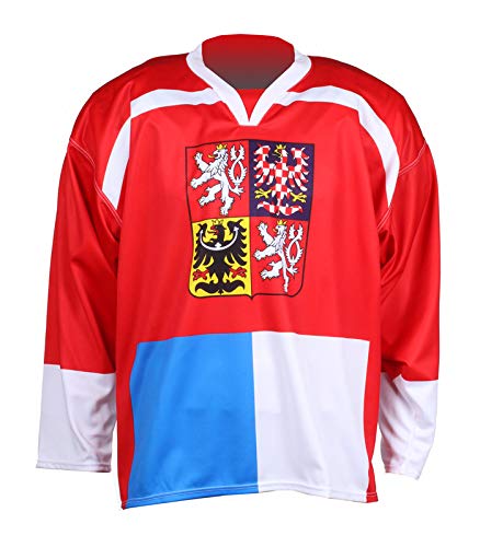Merco Eishockey-Pullover Czech Nagano 1998 Replica, rot, L von Merco