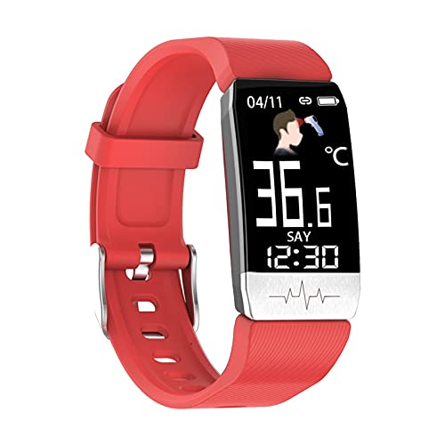 MicLee Damen Herren Fitness Armband EKG PPG Blutdruck Monitor Smartwatch Fitness Tracker Farbbildschirm Fitness Uhr Wasserdicht IP67 Aktivitätstracker Viele Trainingsmodi Uhr Schrittzähler Sportuhr von MicLee