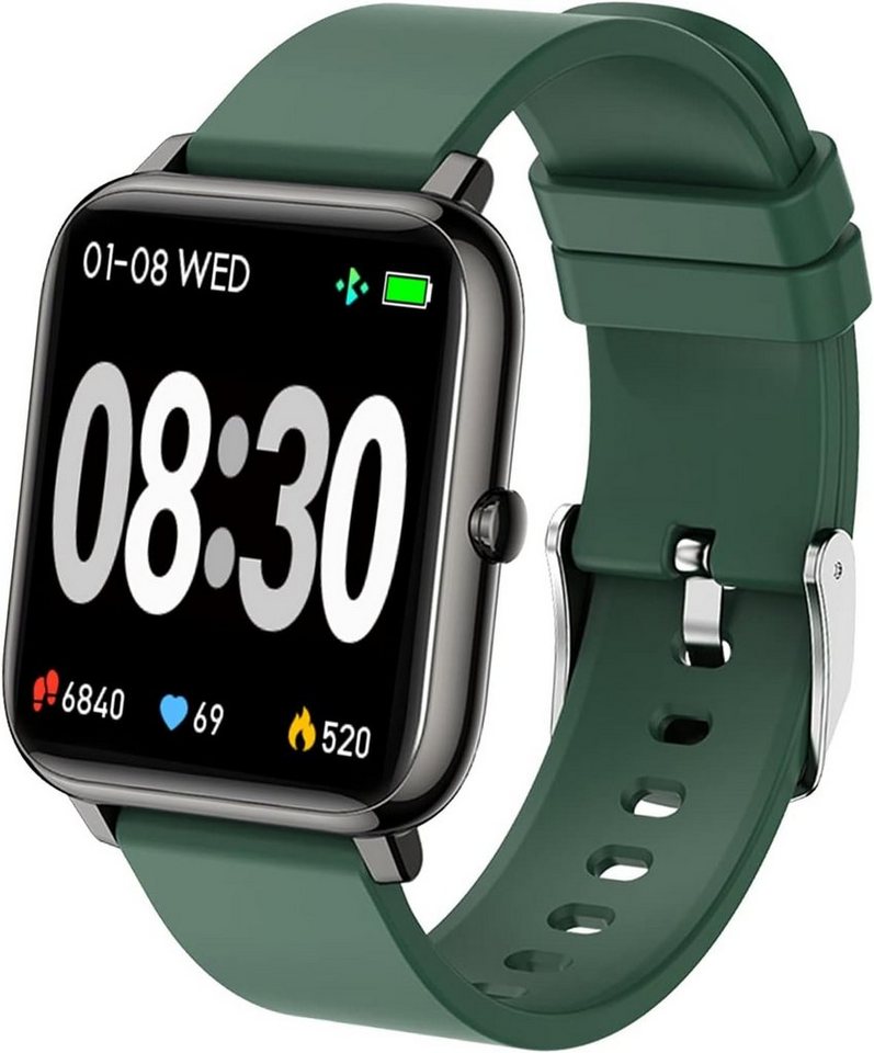 MicLee Smartwatch (1,4 Zoll, Android iOS), Fitness Tracker Armbanduhr Schlafmonitor IP67 Wasserdicht Sportuhr von MicLee