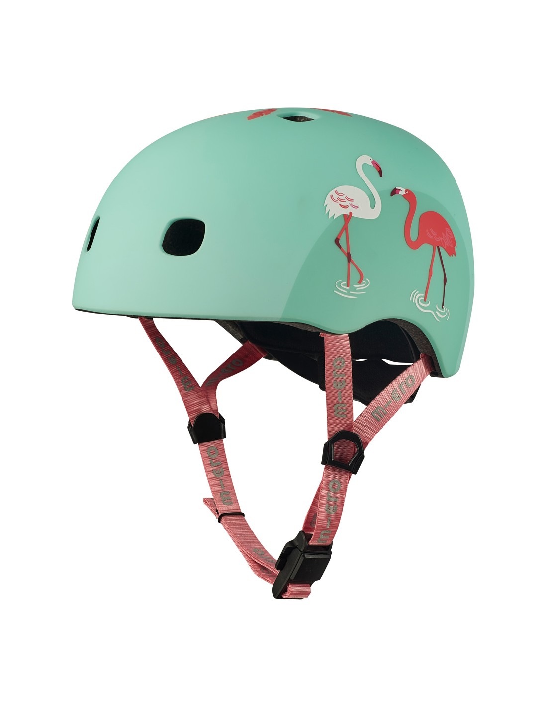 Micro Helm Flamingo Scooterhelmgröße - S, von Micro Scooter