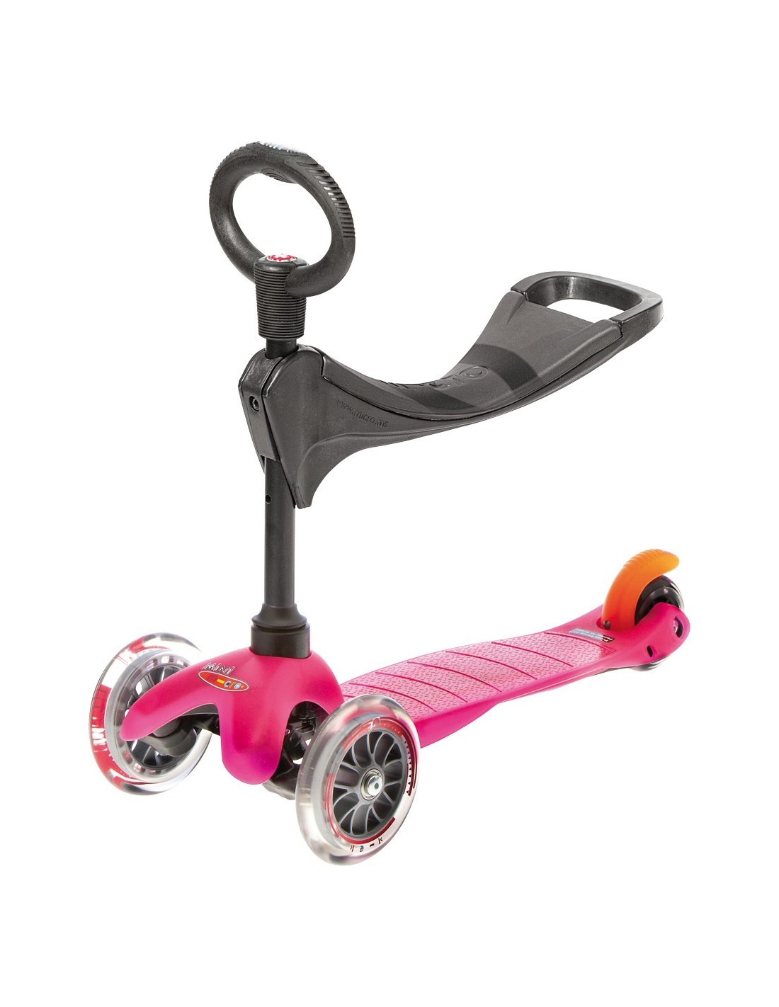 Micro Scooter Mini Micro 3in1 Classic pink, inkl. T-Stange von Micro Scooter