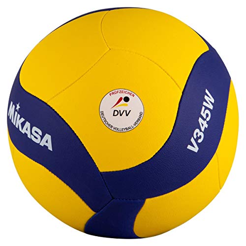 Mikasa Volleyball V345W, blau, 5 von MIKASA