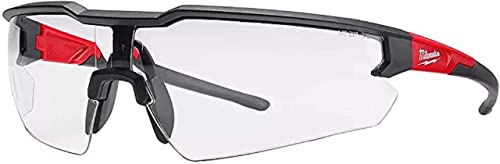 Milwaukee Anti-Fog Safety Glasses Clear Lens Black/Red Frame 1 pc. - Case of: 1; von Milwaukee