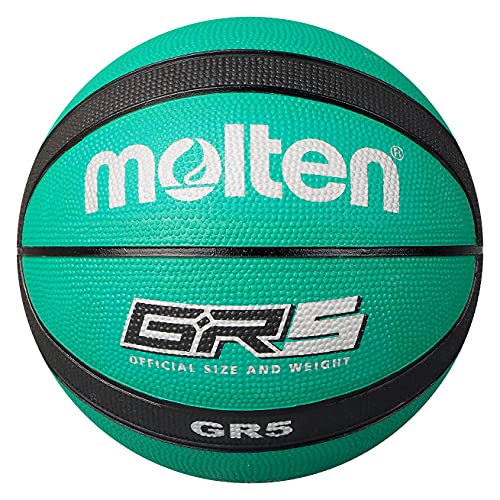 MOLTEN BGR5-GK Basketball, Grün/Schwarz, Gr. 5 von Molten