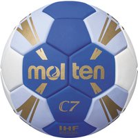 molten Handball H2C3500 BW blau/weiß/gold Gr. 2 von Molten