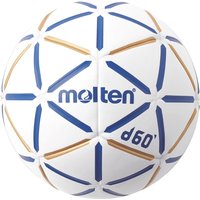 molten D60 Handball weiß/blau/gold 2 von Molten