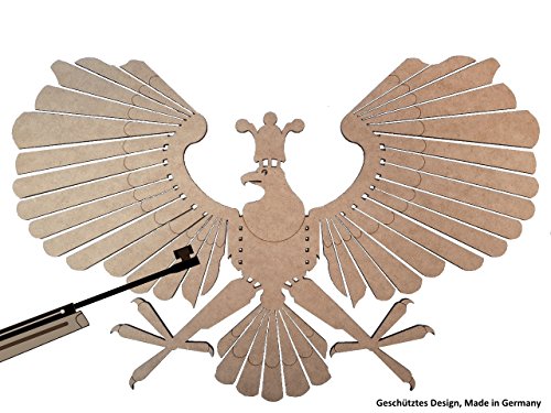 Schützenvogel 2er Set, Schützenadler, Zielscheibe, Schießspaß Luftgewehr, Schützenfest, Schießziel, Holzvogel, Made IN Germany von MomoMoments