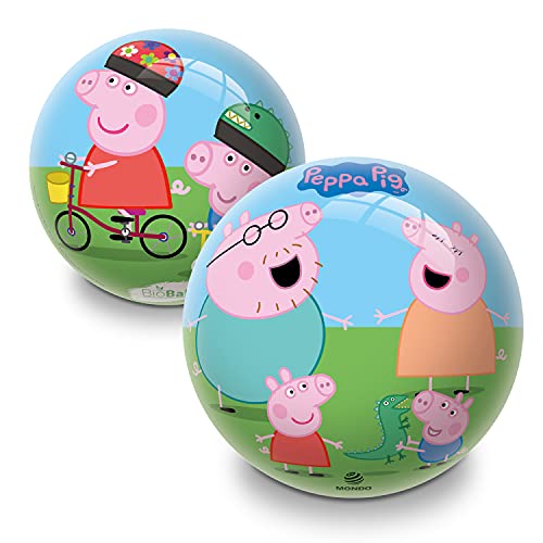 Happy People Peppa Pig Ball aus Kunststoff, Maße: Ø ca. 23 cm, 75117 von Mondo