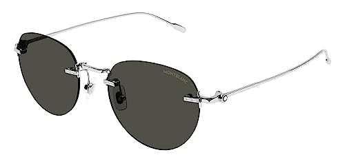 Montblanc Sport Mb0239s-001 51 Sunglass Man Metall Sonnenbrille, Black (schwarz), Einheitsgröße von Montblanc