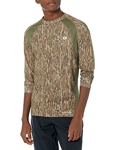 Mossy Oak Herren Leichte Camo Shirts Jagd, Bottomland, XL von Mossy Oak