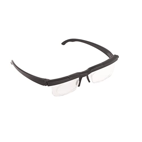 Einstellbare Fokusbrille Dial Vision, 6D- Bis 3D-Myopie-Lesebrille Variabler Fokus Nah- und Fernsichtweite Senioren, Fahrbrille, Dioptrien-Myopie-Brille von Mrisata