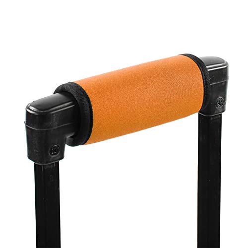 Mrisata Koffergriffabdeckung, Neopren Weiche Gepäckgriffabdeckung Atmungsaktive Koffergriffhülle Langlebige Autotürgriffabdeckung 5,91 X 4,33 Zoll (Orange) von Mrisata