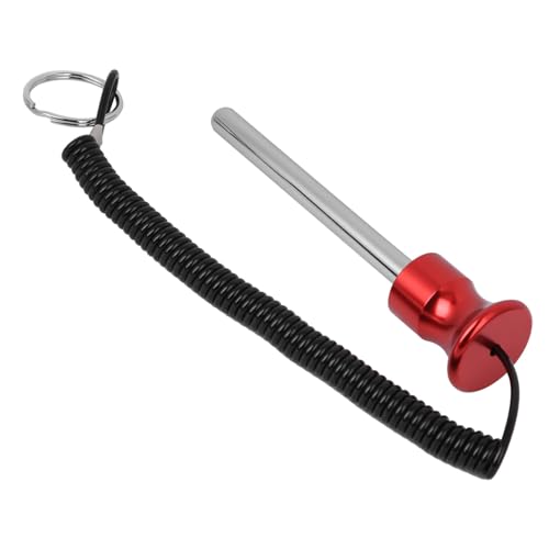Mrisata Magnetischer Gewichtsstapelstift mit Zugseil, Zubehör für Krafttrainingsgeräte (Rot) von Mrisata