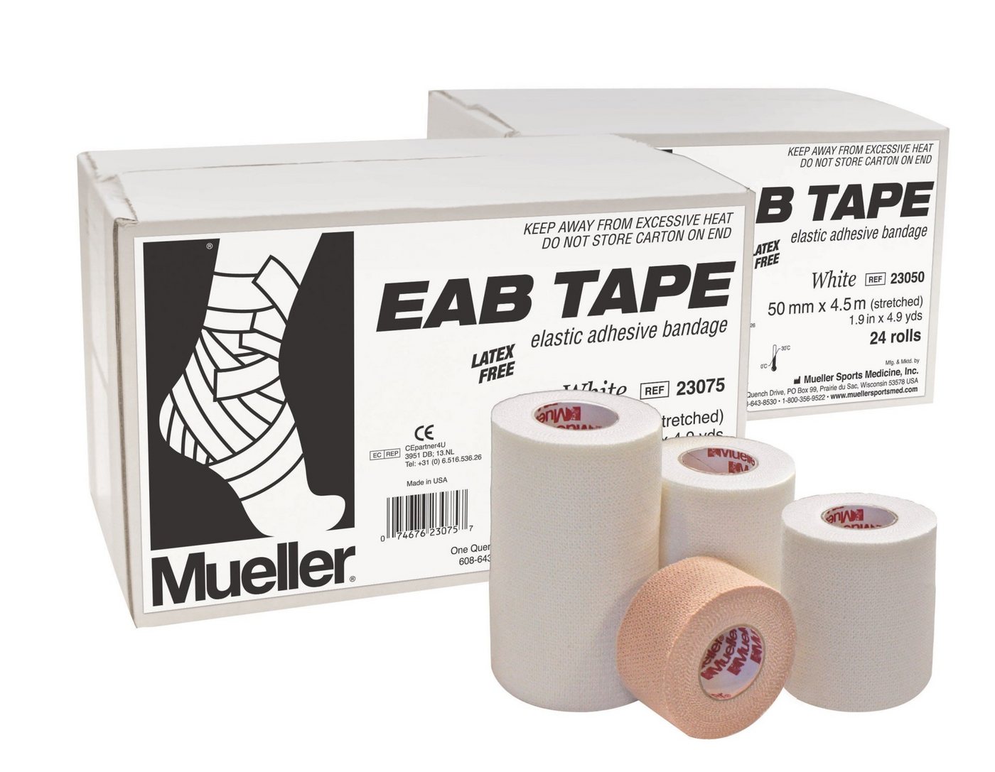 Mueller Sports Medicine Kinesiologie-Tape EAB Tape Beige (16-St) 7,5cm x 4,5m von Mueller Sports Medicine