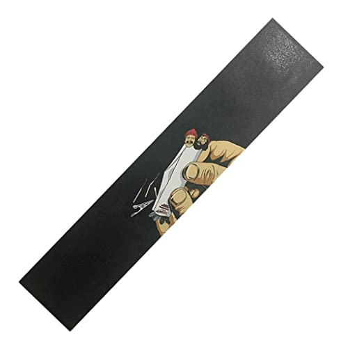NC 48 '' Skateboard Longboard Griptape Deck Sandpapier Scooter Grip Tape Aufkleber - Strichmännchen von chiwanji