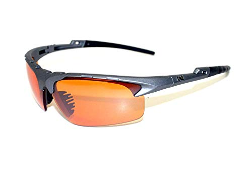 NAVIGATOR Fox Sport- u. Freizeitbrille, Wechselgläser auch geeignet als Fahrrad- Ski- und Motorradbrille, mit UV400 Standard (Sonnenbrille) und rutschfesten Silikonbügeln für Laufsport/Laufbrille von NAVIGATOR