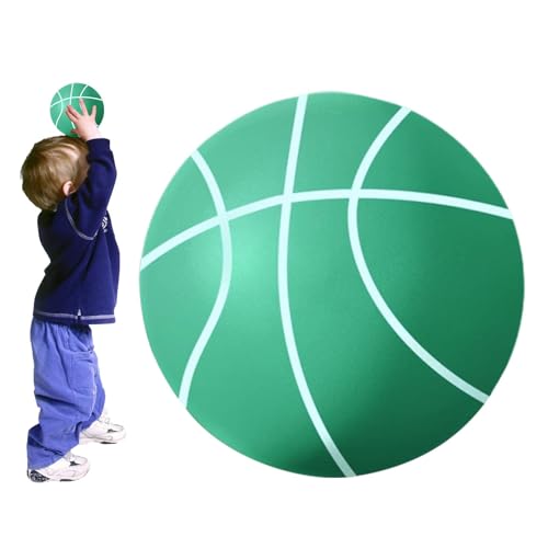 NEFLUM Silent Basketball,Silent Basketball Dribbling Indoor - Silent Ball Größe 3/5 - Schlagfester, Airless-Quick-Bounce-Schaum-Indoor-Basketball für Übung und Training von NEFLUM