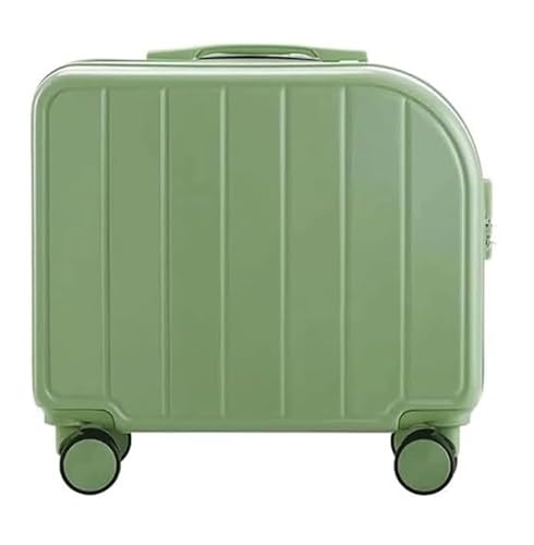 NESPIQ Handgepäck Koffer 18-Zoll-Koffer Mit 4 Rädern, Strapazierfähige Hartschalen-Gepäcktasche Aus PVC Für Reisekoffer Großer Koffer (Color : D, Size : 18 inch) von NESPIQ
