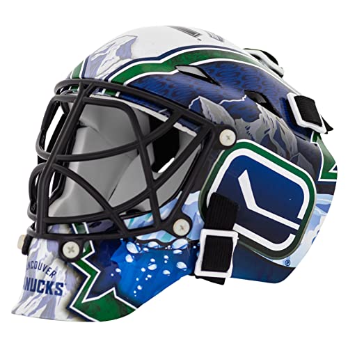 Franklin Sports Eishockey-Sammelartikel Torwart-Helm Mini, Design: Logo Einer NHL-Mannschaft, 7784F05, königsblau von NHL