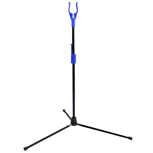 NIKA ARCHERY Bogenständer Leichter Bogenhalter Abnehmbarer Ständer Montagebügel für Recurvebogen Compoundbogen blau von NIKA ARCHERY