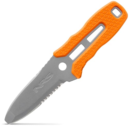 NRS Edelstahl Bootsmesser Pilot Knife 18,4cm Orange von NRS