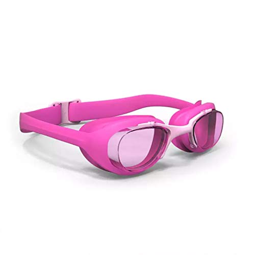 Schwimmbrille Antifog 100% UV Schutz für Kleinkinder einstellbar Pink von Nabaiji