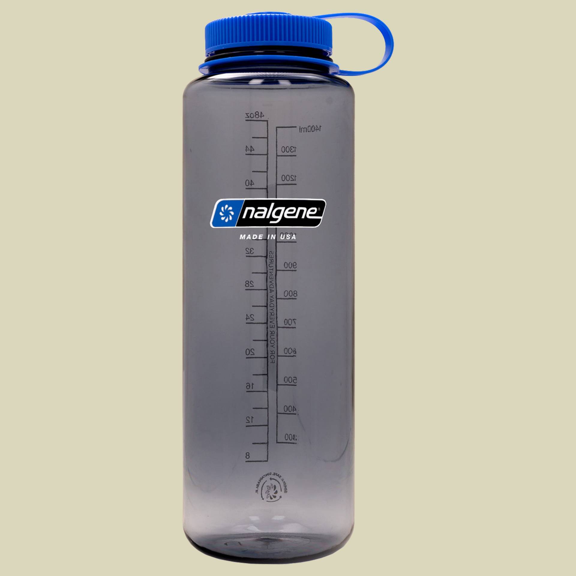 Nalgene Weithalsflasche WH Silo Sustain Volumen 1,5 Farbe grau von Nalgene