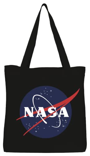 Nasa Tote Bag, Logo, Referenz: BWNASADBB001, Schwarz, 38 x 40 cm von Nasa