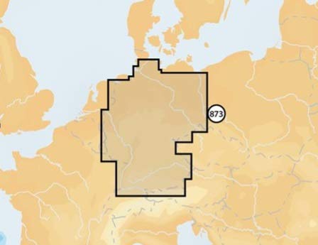 Navionics Deutschland Inland (Region 5G873S2), Kartenart:SD/MicroSD-Karte von Navionics