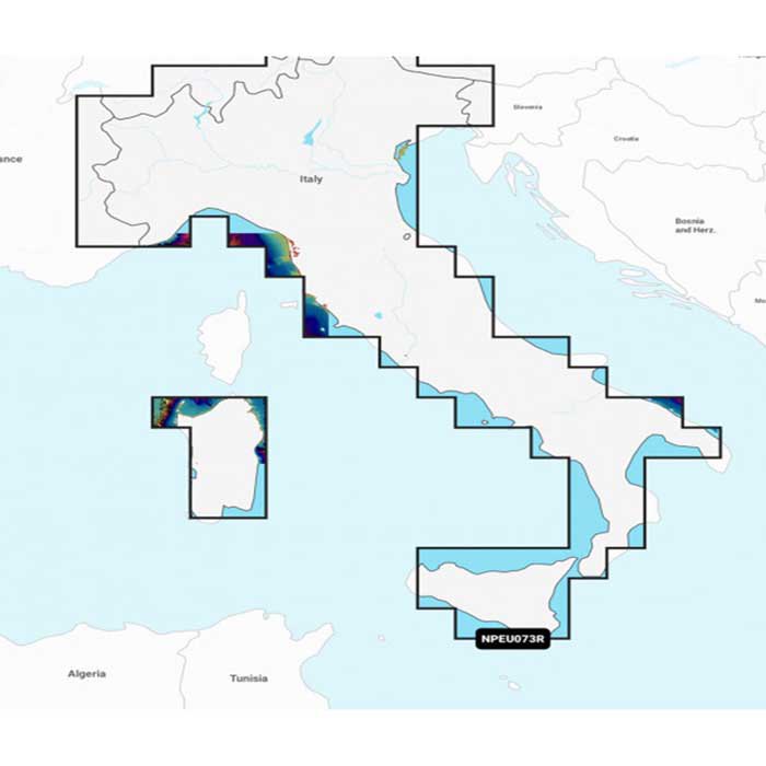 Navionics European Lakes Map Blau von Navionics