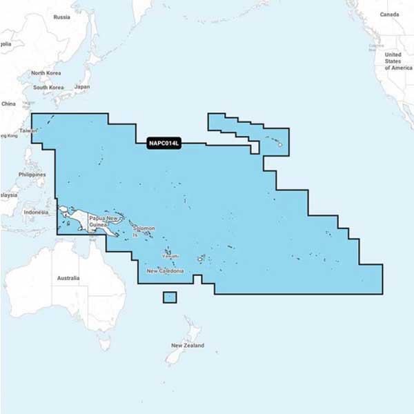 Navionics Msd Large Pc014l Islas Pacífico Chart Blau von Navionics
