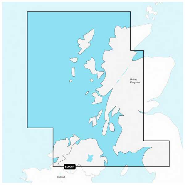 Navionics Msd Regular Eu006r Escocia Costa Occidental Chart Blau von Navionics