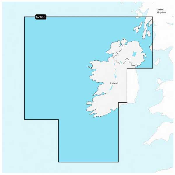 Navionics Msd Regular Eu075r Irlanda Costa Occidental Chart Durchsichtig von Navionics