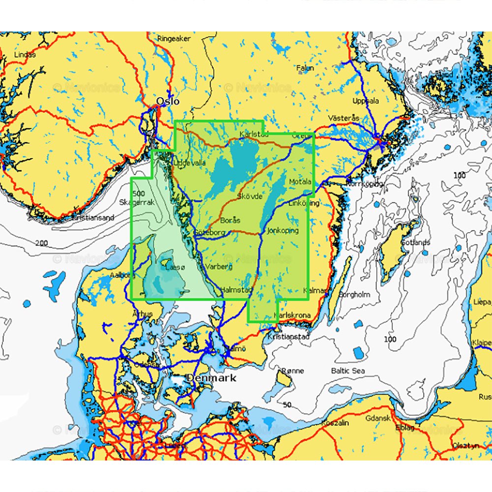 Navionics Navionics+ Small Cf West Of Sweden Map Blau von Navionics