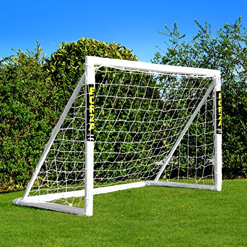 Forza 1,8m x 1,2m Fußballtor – Dieses Tor kann das ganze Jahr über bei jedem Wetter draußen gelassen Werden (Tor mit Tasche) von Net World Sports