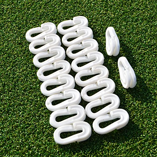 FORZA Fußballtor Netzclips – weiße Fußballtor Quickclips aus Kunststoff – MehrstückVerpackungen sind erhältlich (30er-Set) von FORZA