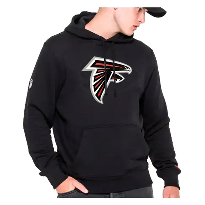 New Era NFL Team Logo Hoodie Atlanta Falcons schwarz - Gr. 2XL von NewEra