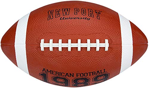 Newport American Football mittel braun/weiß 26 cm von New Port