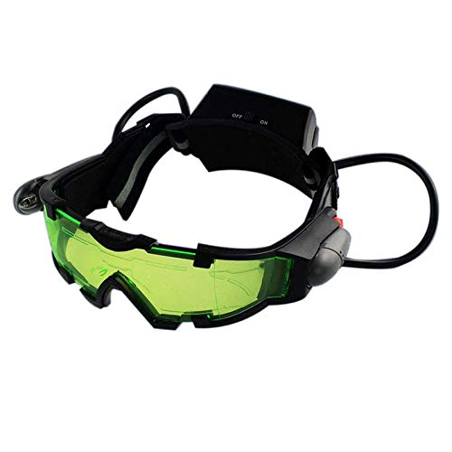 Nachtsichtbrille, verstellbar, LED-Nachtbrille für Kinder, für Radfahren, Jagd, als Geschenk für Kinder von Nicfaky