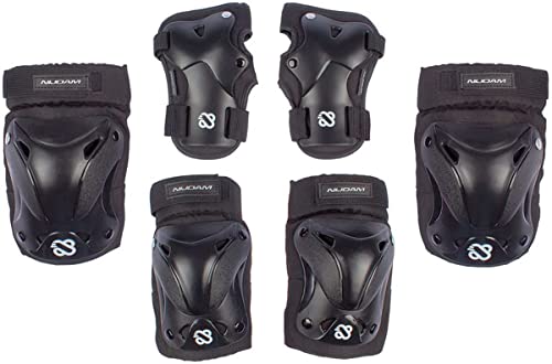 Nijdam Skate Protector Set - Ink Shield - Black/Silver Grey - M von Nijdam
