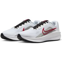 NIKE Downshifter 13 Laufschuhe Herren 104 - white/fire red-lt smoke grey-black 43 von Nike
